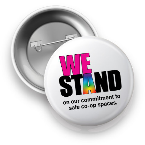 We Stand pin